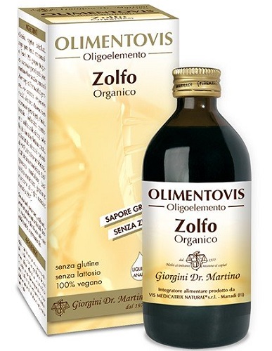 ZOLFO ORGANICO OLIMENTOVIS 200 ML - pharmaluna