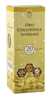 ORO COLLOIDALE SUPREMO 20PPM 100 ML - pharmaluna