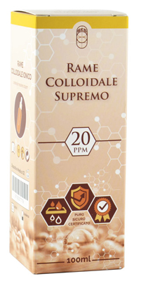 RAME COLLOIDALE SUPREMO 20PPM 100 ML - pharmaluna