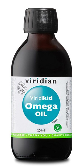 VIRIDIAN VIRIDIKID OMEGA OIL 200 ML - pharmaluna