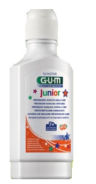 GUM JUNIOR MONSTER COLLUTORIO 300 ML PER BAMBINI DAI 6 ANNI IN SU - pharmaluna