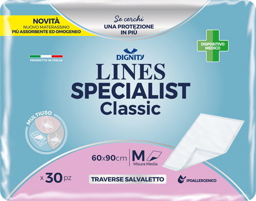 TRAVERSA LINES SPECIALIST CLASSIC 60X90CM TP 30 PEZZI - pharmaluna
