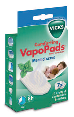 VICKS VAPOPADS MENTHOL SCENT 7 PEZZI - pharmaluna