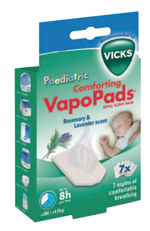 VICKS VAPOPADS ROSEMARY & LAVENDER SCENTE 7 PEZZI - pharmaluna