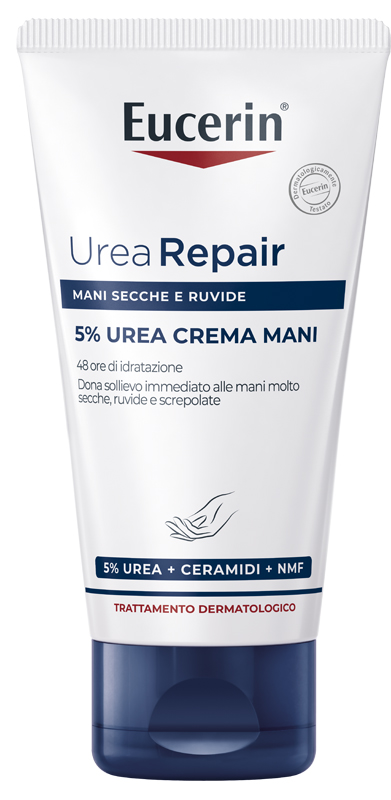 EUCERIN UREAREPAIR CREMA MANI 5% 75 ML - pharmaluna