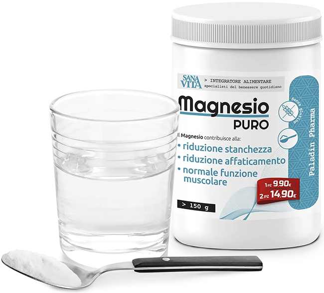 SANAVITA MAGNESIO PURO 150 G - pharmaluna