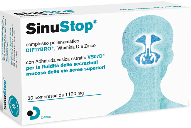 SINUSTOP 20 COMPRESSE DA 1190 MG - pharmaluna