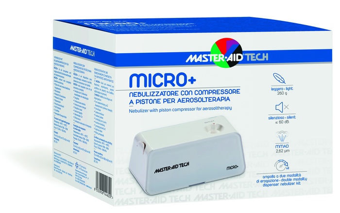 NEBULIZZATORE PISTONE MASTER AID TECH MICRO+ - pharmaluna