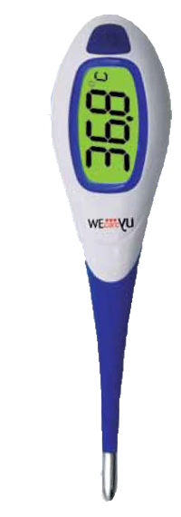 TERMOMETRO FLEX DISPLAY COLORE WECAREYU FEVER FAST 1 PEZZO - pharmaluna