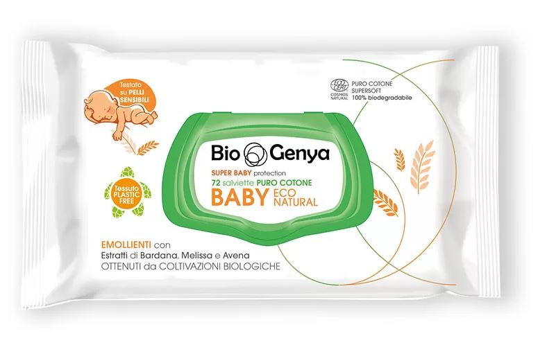 BIOGENYA ECO NATURAL BABY COTONE 72 PEZZI - pharmaluna