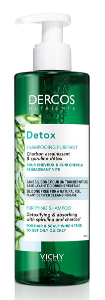 DERCOS NUTRIENTS SHAMPOO DETOX 250 ML - pharmaluna