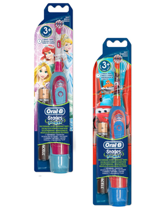 ORALB ADVANCED POWER SPAZZOLINO A BATTERIA CARS & PRINCESS - pharmaluna