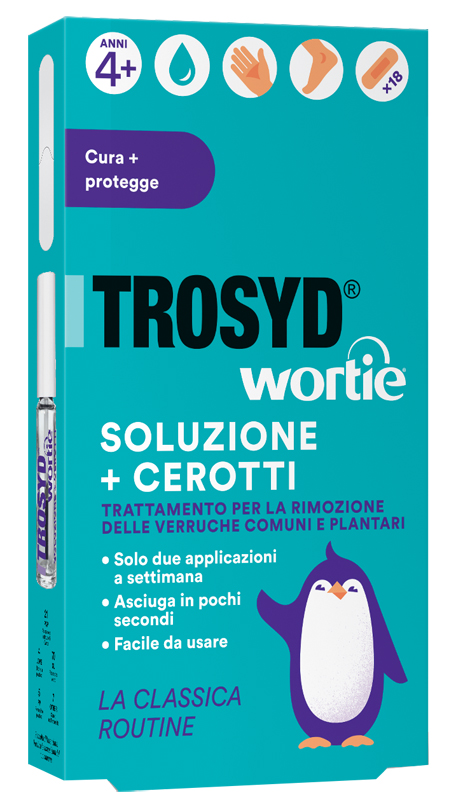 TROSYD WORTIE SOLUZIONE + CEROTTI - pharmaluna