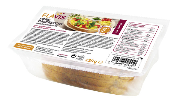 MEVALIA FLAVIS PANE CASERECCIO 220 G - pharmaluna