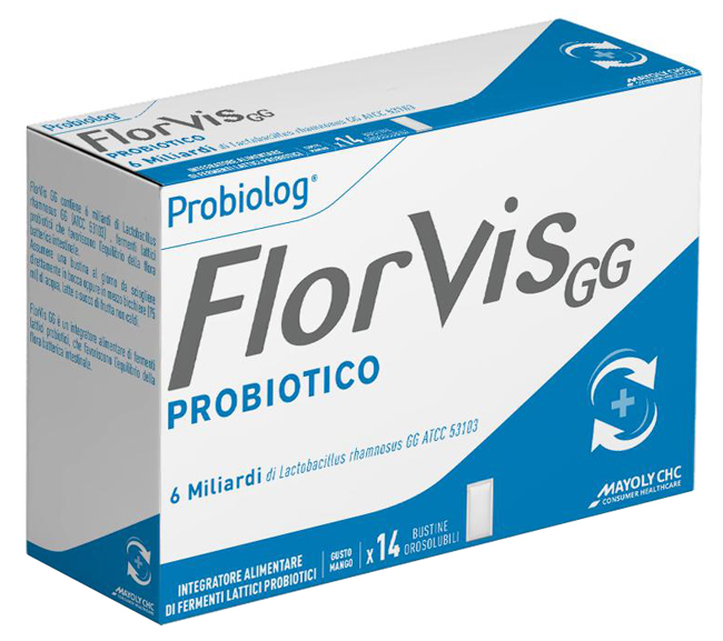 FLORVIS GG 14 BUSTINE OROSOLUBILI GUSTO MANGO - pharmaluna