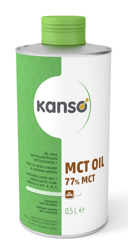 KANSO MCT OIL 77% OLIO DI ACIDI GRASSI 500 ML - pharmaluna