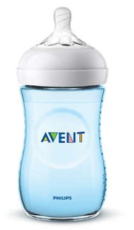 AVENT BIBERON NATURAL PP 260ML AZZURRO SINGLE PACK - pharmaluna