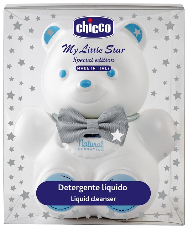 CHICCO COSMETICI NATURAL SENSATION DETERGENTE ORSO STARS - pharmaluna