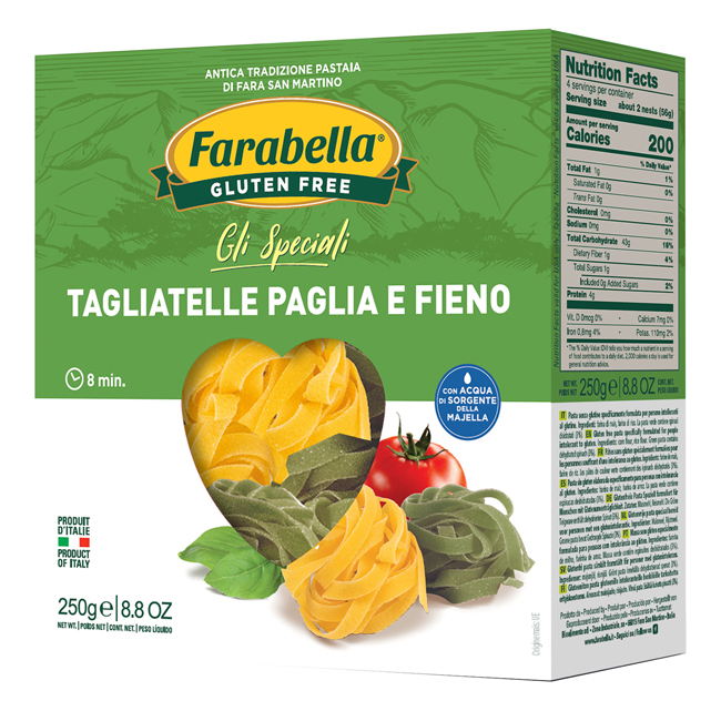 FARABELLA TAGLIATELLE PAGLIA FIENO 250 G - pharmaluna