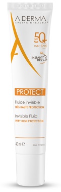 ADERMA A-D PROTECT FLUIDO INVISIBILE 50+ 40 ML - pharmaluna