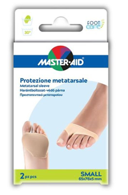 PROTEZIONE MASTER-AID PER METATARSO IN TESSUTO ELASTICO E GEL S 1 PAIO - pharmaluna
