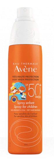 EAU THERMALE AVENE SOLARE SPRAY BAMBINO SPF 50+ 200 ML NUOVA FORMULA - pharmaluna