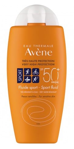 EAU THERMALE AVENE SOLARE FLUIDO SPORT SPF 50+ 100 ML - pharmaluna