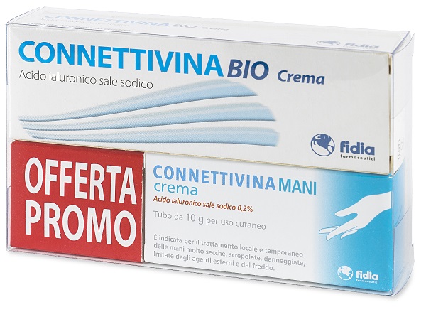 BUNDLE PACK CONNETTIVINABIO CREMA 25 G + CAMPIONE GRATUITO CONNETTIVINAMANI CREMA 10 G - pharmaluna