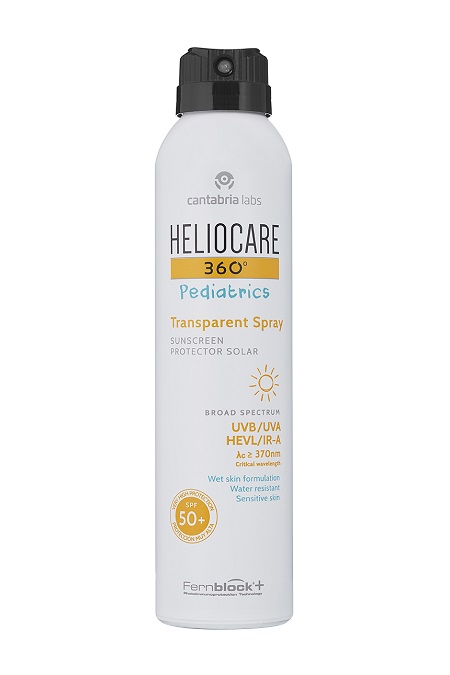 HELIOCARE 360 PEDIATRIC TRANSPARENT SPRAY 200 ML - pharmaluna