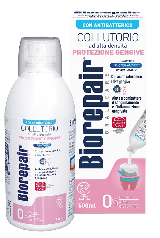 BIOREPAIR COLLUTORIO PROTEZIONE GENGIVE 500 ML - pharmaluna