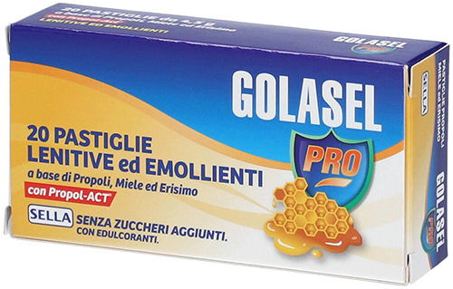 GOLASEL PRO 20 PASTIGLIE MIELE - pharmaluna