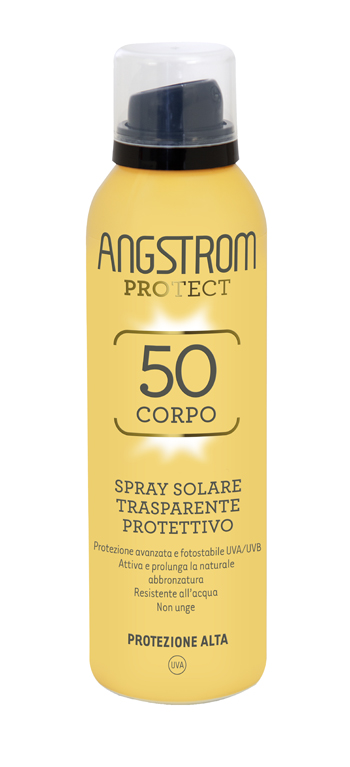 ANGSTROM PROTECT 50 CORPO SPRAY SOLARE TRASPARENTE 150 ML - pharmaluna