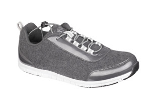 WINDSTEP TWO FELT + SYNTHETIC PATENT WOMENS GREY 39 MATERIALE TOMAIA FELTRO+VERNICE SINTETICA FODERA TOMAIA TESSUTO MESH SOTTOPIEDE SIMILPELLE SUOLA GOMMA+PYHLON FITTING G AW18 1 P - pharmaluna