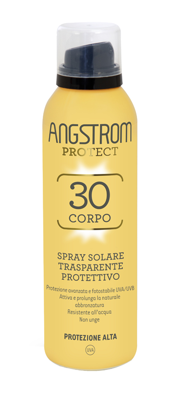 ANGSTROM PROTECT 30 CORPO SPRAY SOLARE TRASPARENTE 150 ML - pharmaluna
