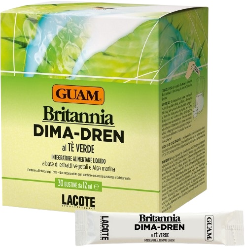GUAM BRITANNIA DIMA DREN 30 BUSTINE DA 12 ML - pharmaluna