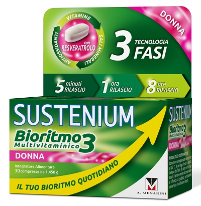SUSTENIUM BIORITMO3 DONNA ADULTA 30 COMPRESSE - pharmaluna