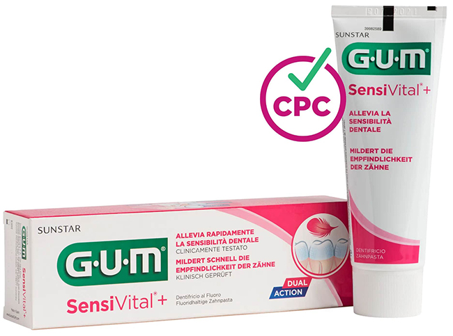 GUM SENSIVITAL + DENTIFRICIO 75 ML - pharmaluna
