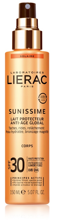 LIERAC SUNISSIME LATTE CORPO SPF30 150 ML - pharmaluna