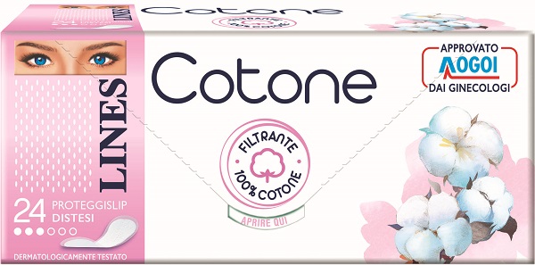 LINES COTONE PROTEGGISLIP DISTESI 24 PEZZI - pharmaluna