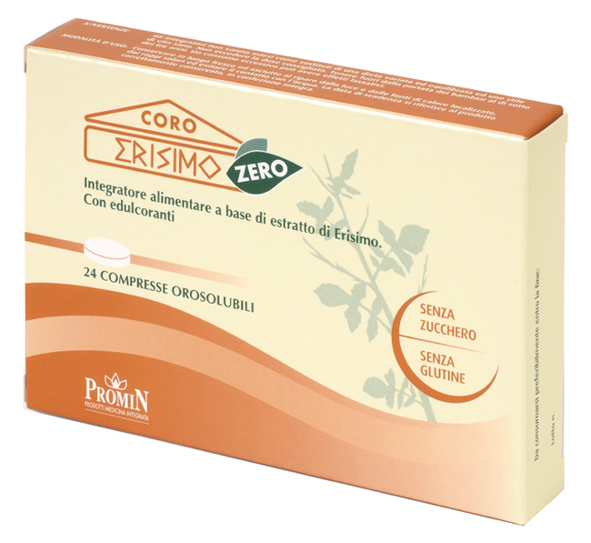 CORO ERISIMO ZERO 24 COMPRESSE OROSOLUBILI - pharmaluna