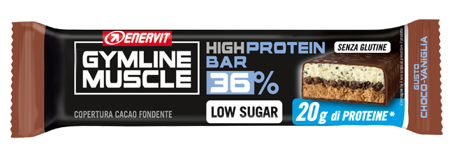 GYMLINE 20 G PROTEINBAR CHOCO/VANIGLIA 55 G - pharmaluna