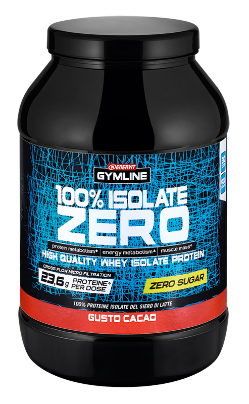 GYMLINE 100% WHEY ISO ZERO CACAO 900 G - pharmaluna