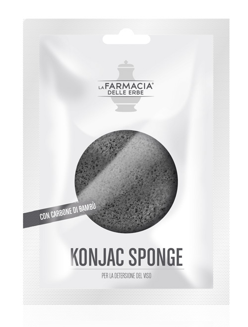 FDE KONJAC SPONGE CARBONE BAMBU' 1 PEZZO - pharmaluna