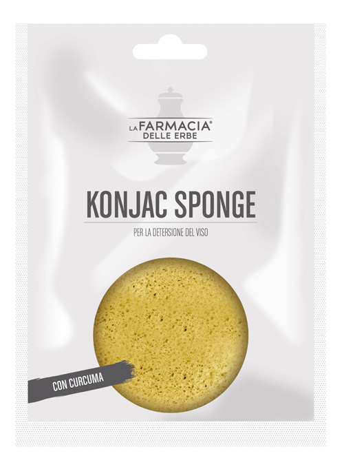 FDE KONJAC SPONGE CURCUMA 1 PEZZO - pharmaluna