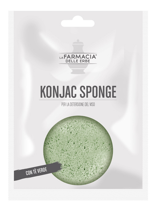 FDE KONJAC SPONGE TE' VERDE 1 PEZZO - pharmaluna