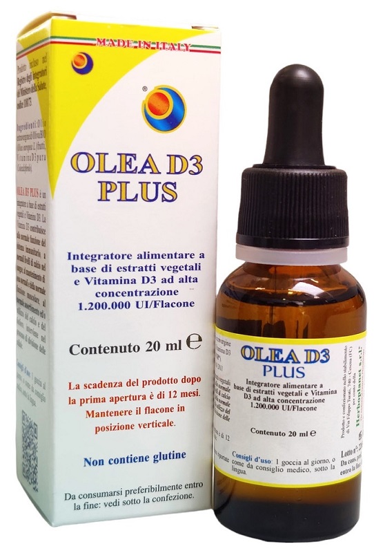 OLEA D3 PLUS GOCCE 20 ML - pharmaluna