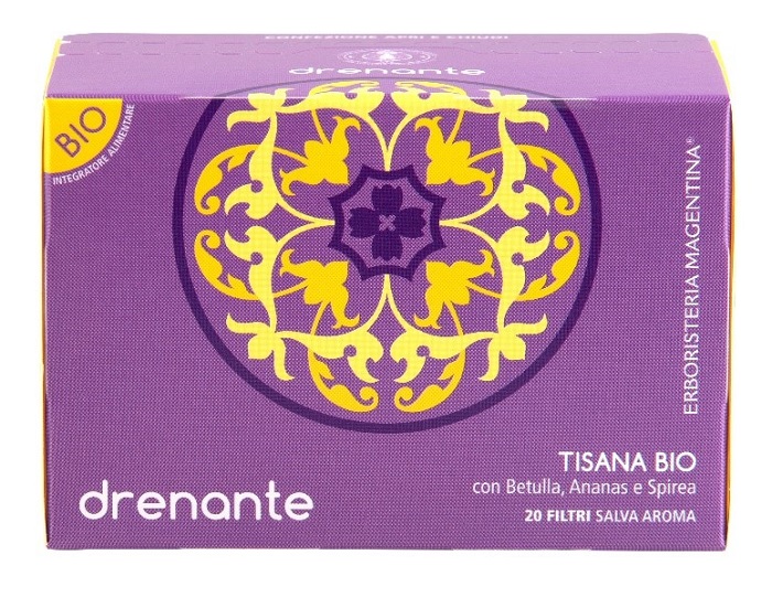 TISANA DRENANTE BIO 20 FILTRI - pharmaluna