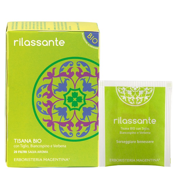 TISANA RILASSANTE BIO 20 FILTRI - pharmaluna