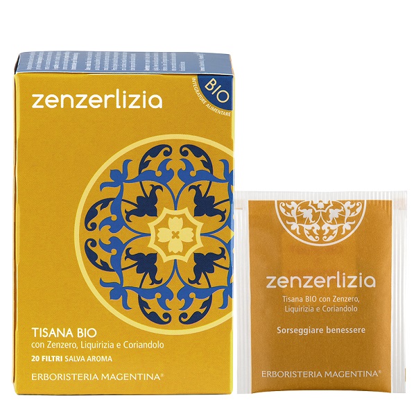TISANA ZENZERLIZIA BIO 20 FILTRI - pharmaluna