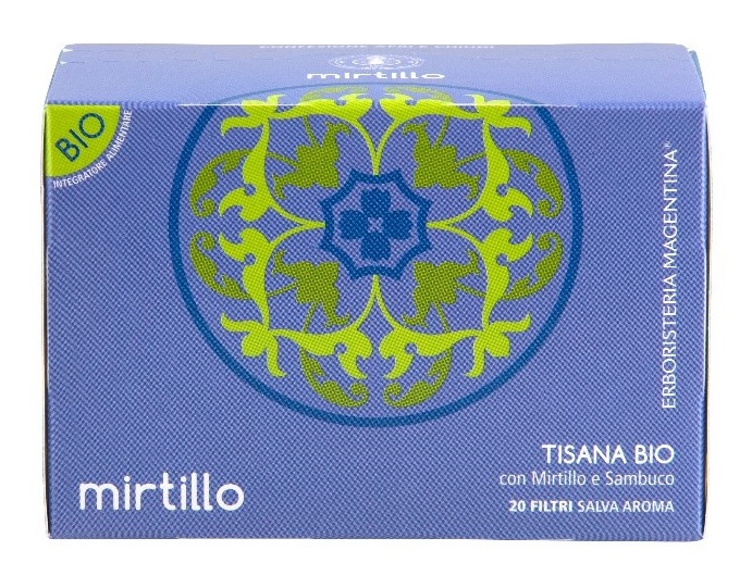 TISANA MIRTILLO BIO 20 FILTRI - pharmaluna